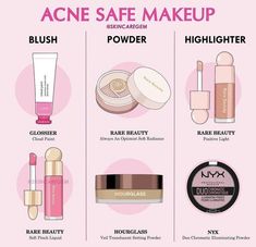 Acne Safe Makeup Products, Idea Product, Makeup Secret