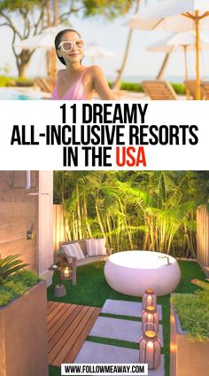 11 Dreamy All-Inclusive Resorts In The USA Honeymoon Destinations All Inclusive, Us Honeymoon Destinations, Us Couple, Usa Travel Map