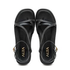 Alta Shoes Material: CueroHecho en Colombia Black Sandals, Sandals, Black