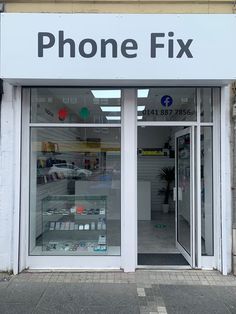 the phone fix store is closed for business