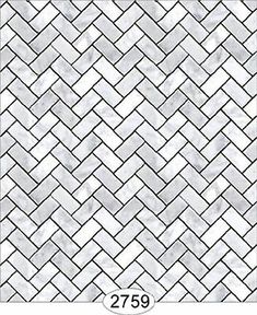 a white tile pattern with black lines