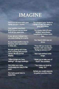 the poem imagine is written in front of an ocean with dark clouds and blue sky