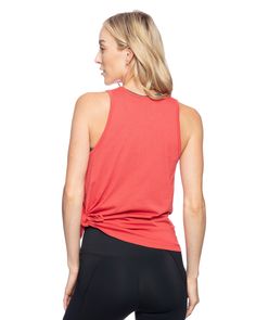 Soft, simple, casual. This go-to tank is light weight and airy, perfect for the gym or game day. The side knot detail gives this tank an effortlessly polished look. Sleeveless style Side openings Knot tie detail The Model is wearing a size small and is 5'7" 145lbs Fabric Content:60% Cotton 40% ModalCare Instructions:Machine Wash Cold, No Bleach, Tumble Dry Low Go-dry Muscle Tee For Summer, Spring Athleisure Muscle Tee For Sports, Spring Sporty Sleeveless Muscle Tee, Casual Go-dry Tank Top For Spring, Sporty Sleeveless Muscle Tee For Spring, Casual Spring Tank Top With Go-dry Technology, Casual Muscle Tee For Yoga In Summer, Versatile Tank Top For Sports In Summer, Versatile Summer Sports Tank Top