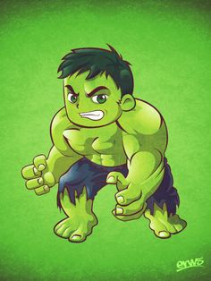 an image of a cartoon character with green background