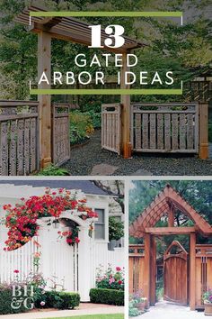 the cover of an article about garden arbordies