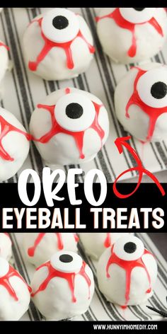 these eyeball treats are so cute and easy to make they're perfect for halloween