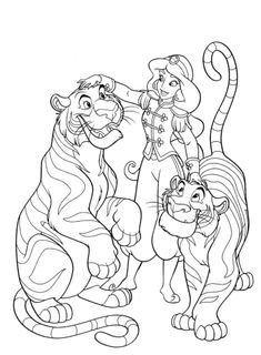 the lion and the person coloring pages