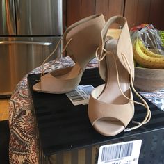 Never Worn Before*** 4.5 Inch Heels, Size 7, Nude Suede Heels. Cream Suede Heels For Summer, Suede Ankle-high Heels With Wrapped Heel, Ankle-high Beige Suede Heels, Victoria Secret Shoes, 5 Inch Heels, Nude Heels, Suede Heels, Shoes Women Heels, Shoes Heels