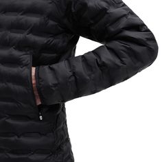 Outdoor insulation in a reversible 2-in-1 jacket. Lightweight, packable and ready for you to wear anywhere. Wear it halfway up the mountain. Wear it all the way downtown. This reversible, quilted, water repellent jacket is made for effortless exploring. Insulation for cold days. Articulated sleeves for easy movement. Big, bold pockets for valuables. Whatever keeps you moving, wear this jacket out. While the down-like (but featherless) quilting insulates you in colder conditions, the jacket is al Black Down Quilted Jacket For Outdoor, Black Nylon Quilted Jacket For Outdoor, Functional Down Quilted Jacket For Outdoor, Outdoor Functional Quilted Down Jacket, Functional Nylon Quilted Jacket For Outdoor Activities, Mountain Wear, Water Repellent Jacket, Packable Jacket, Cold Day