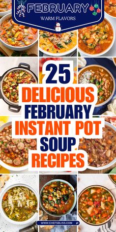 february instant pot soup recipes Instapot Vegetable Soup Recipes, Soup Recipes For Instant Pot, Instapot Soup Recipes Easy, Instant Pot Soups And Stews, Instant Pot Recipes Soup, Instapot Soup Recipes, Instant Pot Soup Recipe, Instant Pot Soups, Instant Pot Recipes Easy