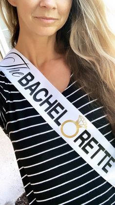 Excited to share this item from my #etsy shop: The Bachelorette Sash / Bride sash / Bachelorette sash / Bride to Be sash / Hen Night sash / Bride Gift Bride To Be Sash Ideas, Sash Ideas