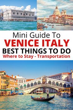 Mini guide to Venice Italy best things to do, where to stay and transportation. Where To Stay In Venice, Uniworld River Cruise, Solo Trips, Italy Culture, Venice City, Traveling Alone, Solo Trip, Venice Italy Travel