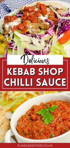 kebab shop chilli sauce is an easy and delicious side dish