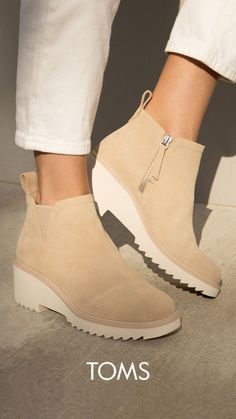 Black Suede Wedge Boots, Chic Heels, Wedge Ankle Boots, Suede Wedges, Wide Boots, Suede Booties, Soft Suede, Suede Boots, Boot Shoes Women