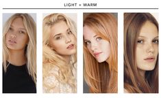 Light Spring Examples, Soft Spring Hair Color, Light Spring Hair Color, Seasonal Colour Analysis, The Concept Wardrobe, Light Spring Palette