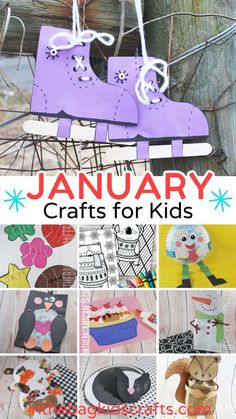 These January craft ideas for kids are the perfect go to creative projects all winter long. Celebrate special days during January or just enjoy making lots of winter crafts with your kids. January Crafts Elementary, January Art Ideas For Kindergarten, January Arts And Crafts For Kids Easy, Winter Art Crafts For Kids Elementary, Winter Storytime Crafts For Preschoolers, Art For January For Kids, January Kids Art, Winter Themed Crafts For Preschoolers, Winter Art Projects For Elementary