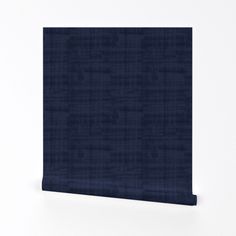 an image of a blue wallpaper with squares on the bottom and one in the middle