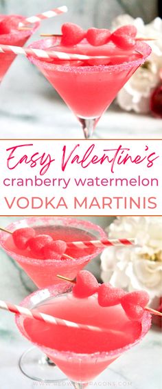 This festive Valentine’s Day vodka martini recipe is oh-so-pretty in pink! Splashes of delicious Chambord liqueur, vodka, and fresh lime really wake up the flavors in this easy Valentine's cocktail with just a few ingredients! #valentinesday #valentinesdaycocktail #valentinesdaydrinks #valentinesdayparty #cosmopolitancocktail #vodkamartini #vodkacocktails Valentine Drinks Alcoholic Easy, Pink Vodka Drinks, Vday Drinks, Drinks Valentines Day, Valentine Day Dinner, Valentines Drinks, Valentines Cocktails, Vodka Martini Recipe, Martini Recipes Easy