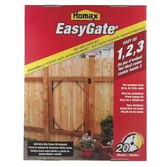 the easy gate kit is ready to be used in any yard or garden area, and includes