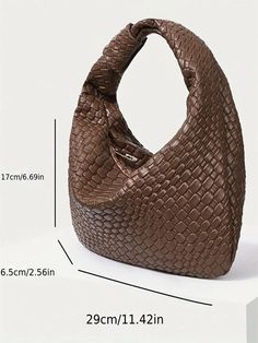 Lining Material: Polyester Main Material: PU Size: 29cm*17cm*6.5cm Swim Jewelry, Coffee Sizes, Vintage Bag, Fabric Bag, Bag Dress, Chain Earrings, Vintage Bags, Vintage Charms, Elegant Style