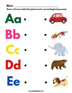 the letter e worksheet for children to learn how to write and draw letters