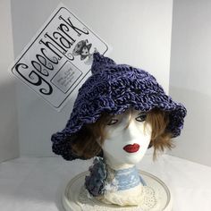 Hedge Witch Hat, pointy crochet hat, witchcraft, wizard, gnome, fairy, Large, Geechlark 6340 by Geechlark on Etsy Hedge Witch Hat, Wizard Gnome, I Am Really Sorry, Gnome Hat, Hedge Witch, Witch Costume, Costume Hats, Crochet Hat, Witch Hat