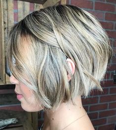 Short Balayage, Cute Bob Haircuts, Blonde Balayage Bob, Cute Bob Hairstyles, Short Bobs, Balayage Bob, Wavy Bob Hairstyles, Choppy Bob Hairstyles, Short Bob Haircuts