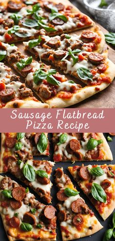 Sausage Flatbread Pizza Recipe If you’re looking for an easy yet gourmet pizza experience, Sausage Flatbread Pizza is a fantastic choice. With a crisp, thin flatbread crust topped with savory sausage, melted cheese, and fresh ingredients, this pizza brings together classic flavors with a modern twist. It’s perfect for busy weeknights or as an impressive […] Flatbread Recipes Pizza Dough, Flat Bread Pizza Recipe Easy, Easy Pizza Recipes, Sausage Flatbread, Flatbread Pizza Recipe, Crispy Flatbread, Flatbread Pizza Recipes, Healthy Pizza Recipes, Pizza Ideas