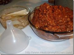 the food is prepared and ready to be eaten on the table in the kitchen or dining room