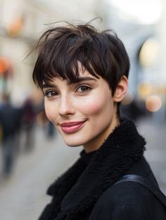 Pixie Haircut With Bangs, Pixie Haircuts With Bangs, Beach Waves For Short Hair, Pixie Haircut Ideas, Androgynous Hair, Buzz Cuts, Bleaching Your Hair, Haircut With Bangs