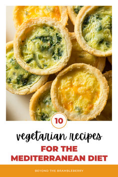 These vegetarian-friendly recipes are perfect for “meatless Mondays” or those following a vegetarian Mediterranean diet. Packed full of nutrients and flavor, they are sure to become family favorites. - mediterranean diet meal plan | mediterranean diet for beginners | mediterranean diet recipes | clean eating recipes | meal prep recipes | meal prep easy | vegetarian mediterranean recipes | vegetarian mediterranean diet | vegetarian mediterranean diet recipes Vegetarian Mediterranean Diet Recipes, Mediterranean Recipes Vegetarian, Mediterranean Diet Vegetarian, Vegetarian Mediterranean Diet, Vegetarian Mediterranean Recipes, Meatless Mondays