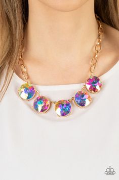 Check out this product 😍 Limelight Luxury - Multi 😍 by VJ Bedazzled Jewelry starting at $5.00. Bedazzled Jewelry, Multi Necklace, Happy Jewelry, Brown Bracelet, Luxury Necklace, Paparazzi Accessories, White Necklace, Copper Necklace, Pink Ring