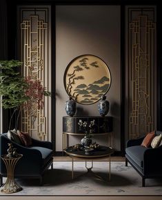 Modern Chinese Interior, Zen Interior Design, King Size Bed Designs, Chinese Interior Design, Indochine Interior, Chinese Style Interior, Asian Interior Design, Zen Interiors, Bed Design Ideas