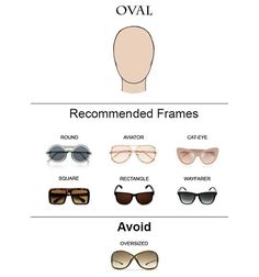 Glass Frames for Oval Face Shape #glasses #sunglasses #eyeglasses Round Face Shape Glasses, Frames For Glasses, Frames For Round Faces, Glasses For Round Faces, Round Face Sunglasses, Cat Eye Colors