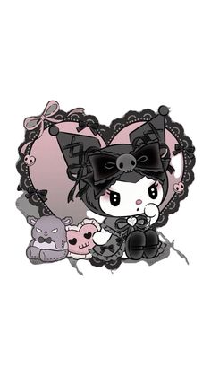 Hello Kitty Halloween Wallpaper, Tattoo Coloring Book, My Melody Wallpaper, Bow Wallpaper, Goth Wallpaper, Hello Kitty Coloring, Hello Kitty Cartoon, Hello Kitty Halloween