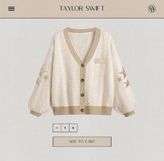 2023 Taylor Swift, Instagram Taylor Swift, Embroidery Cardigan, Cardigan Rosa, Rose Cardigan, Folklore Evermore, Taylor Swift Facts