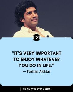 Farhan Akhtar Quotes About Life, Work, And Being Fit