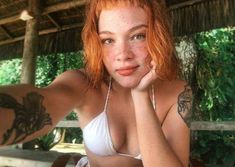 Uploaded by Only Girls. Find images and videos about tattoo short hair and freckles on We Heart It - the app to get lost in what you love. https://buff.ly/2Vk0xRP Internet Girl, Ginger Girls, About Tattoo, Redhead Girl, Only Girl, Orange Hair, Redheads, Short Hair, We Heart It