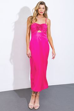 Midi Length Dress With Ruched Bodice For Prom Season, Spring Knee-length Maxi Dress With Ruched Bodice, Ruched Maxi Dress For Cocktail Prom Season, Chic Ruched Maxi Dress For Prom Season, Chic Ruched Maxi Dress For Prom, Spring Party Midi Dress In Dressy Style, Date Night Midi Dress With Fitted Bodice, Spring Maxi Dress With Ruched Bodice, Knee-length, Spring Formal Maxi Evening Dress