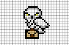 a pixellated image of a person holding a hat and a bag with yellow eyes