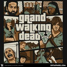 the cover art for grand walking dead