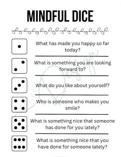 Mindfulness Game for Students Printable and Customizable - Etsy Canada Staff Mindfulness Activities, Fun Mindfulness Activities For Adults, Group Counseling Activities Icebreakers Adults, Gratitude Ice Breaker, Dice Therapy Game, Wise Mind Activities, Activities For Adults Group, Tdt Interventions, Mindfulness Activities For Adults Groups