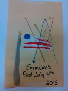 a poster with an american flag and two skis on it that reads,'female's first july 2013