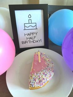 Half birthday Half Birthday Decoration Ideas, Birthday Ideas For Girls