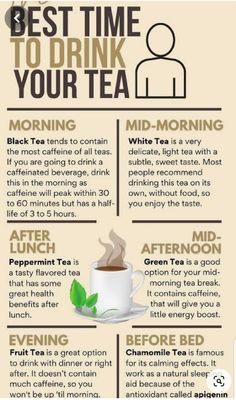 the benefits of drinking tea info