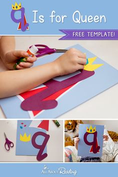 Q Crafts For Preschool, Letter Q Craft, Letterland Activities, Q Is For Queen, Q Craft, Letter Q Crafts, Learning Room, Joy School, Letters Craft