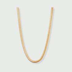 Add a touch of luxury to your everyday look with our Herringbone Chain Necklace. This timeless piece is crafted from 14k Gold Filled and designed to last. Layer it with your other favorite necklaces for a trendy look. Materials: Material: 14k Gold Filled Chain Thickness: Approx 1.00mm Clasp: Lobster Clasp Chain Style: Herringbone Length: 16 inches Color: Gold Have a question to ask? Contact us and we can help you! hello@danielajanette.com Classic Figaro Chain Necklace For Everyday Luxury, Classic Gold Link Herringbone Necklace, Gold Classic Herringbone Link Necklace, Classic Gold Chain Necklace For Everyday Luxury, Elegant Everyday Herringbone Necklace With Gold Chain, Classic Gold Chain Necklace For Luxury, Elegant Everyday Herringbone Gold Necklace, Classic Chain Necklace For Layering, Classic Long Gold Chain Necklace