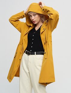 Brand Name: PoonStylingPattern Type: SolidClosure Type: zipperSleeve Length(cm): FullGender: WOMENModel Number: ZI-931Collar: HoodedType: High WaistDecoration: ButtonDecoration: PocketsFabric Type: KnittedClothing Length: LongStyle: CasualMaterial: PolyesterOuterwear Type: Trench