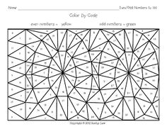 a black and white coloring page with numbers on it, including the number line in the middle