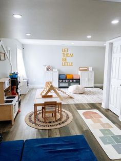 a living room filled with furniture and decor